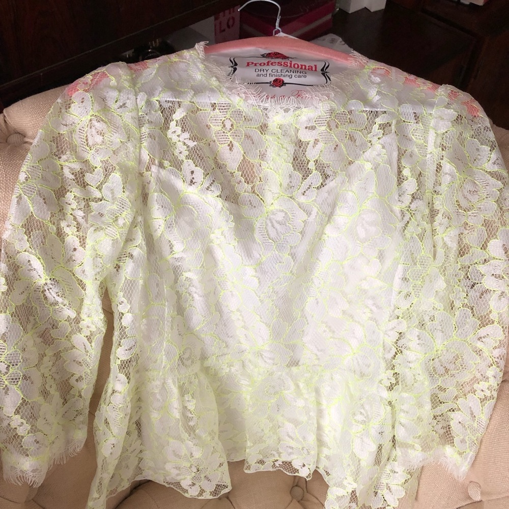 Lace babydoll top with cami included - Picture 3 of 6